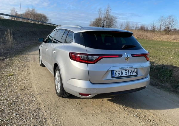 Renault Megane cena 51200 przebieg: 108000, rok produkcji 2019 z Skała małe 154